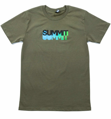 Mountain Grid Short Sleeve T (Army Green)